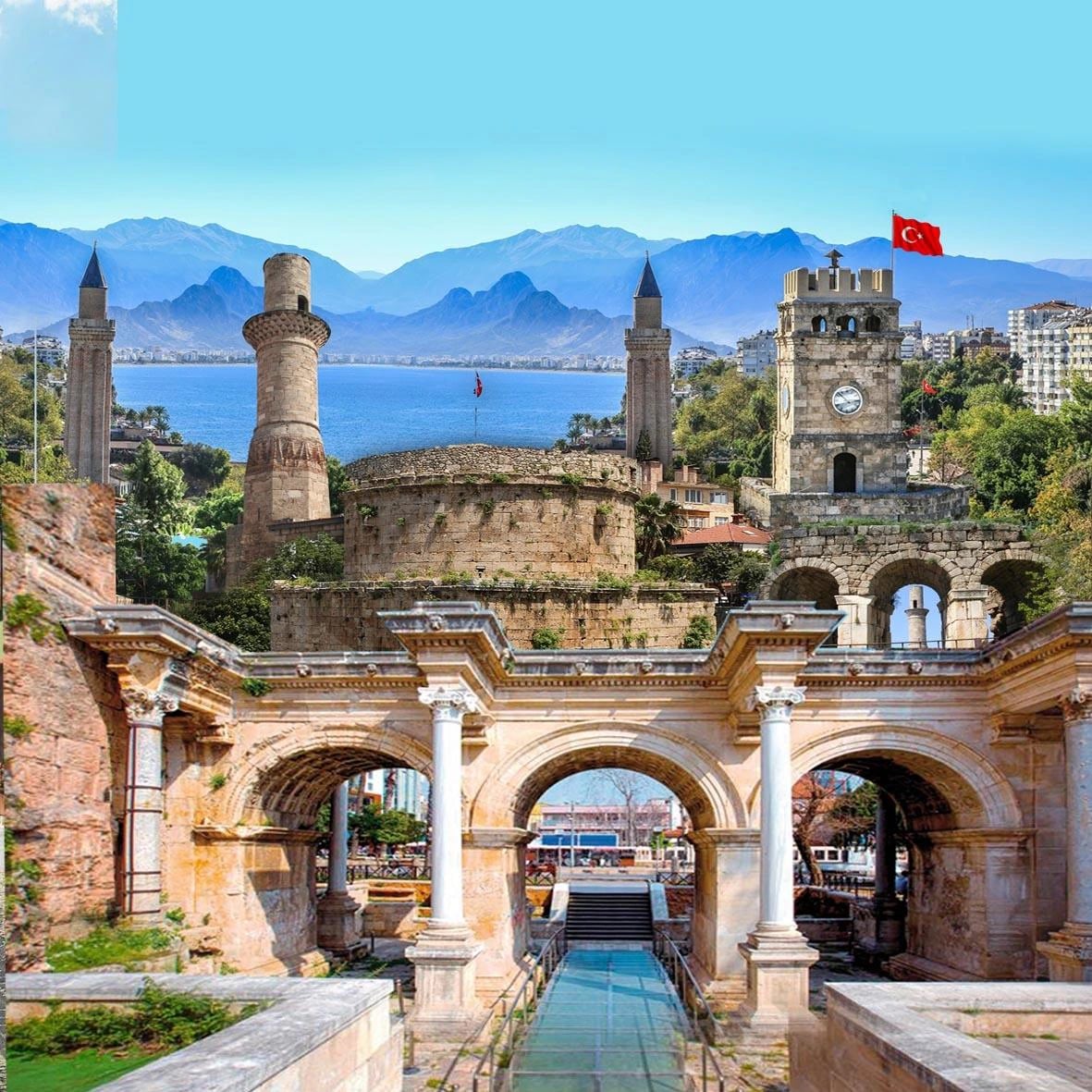 Antalya Şehir Turu: Şelaleler, Kaleiçi ve Tekne Turu
